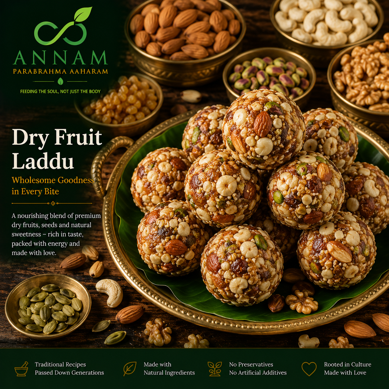 Dry Fruit Laddu