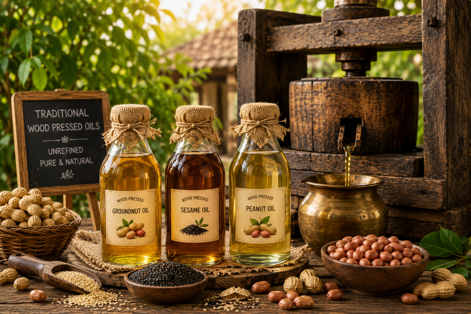 Wood Pressed Oils